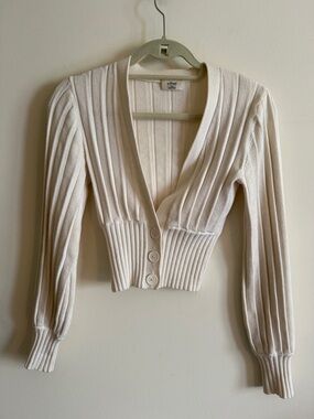 Aritzia Wilfred Plunge Front Cardigan size XXS